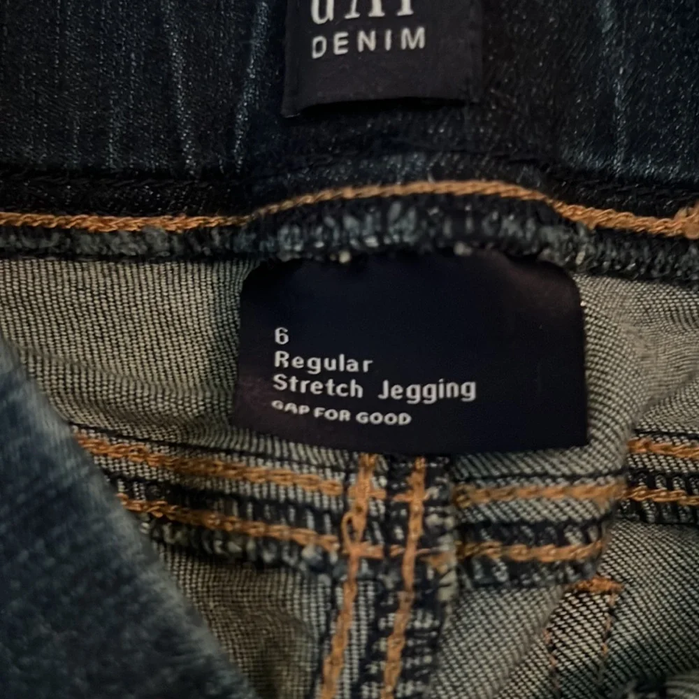 Girls Gap size 6 Jean leggings - Picture 2 of 3